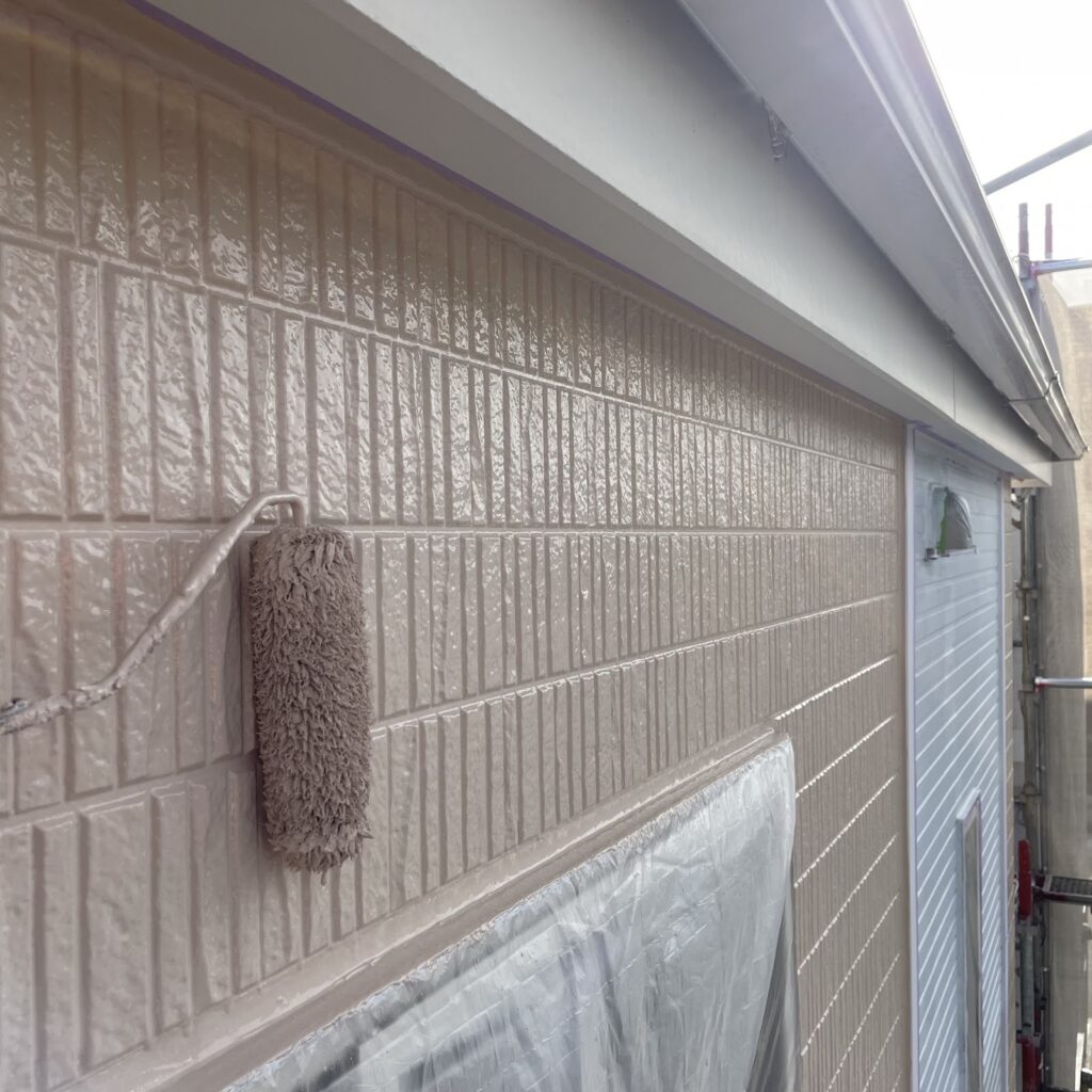 外壁塗装の様子